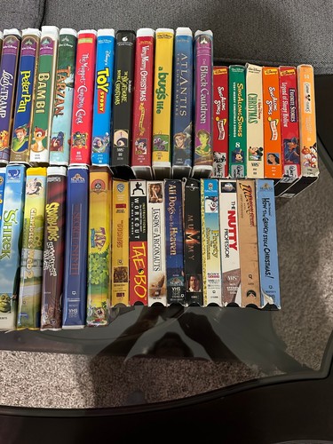 Collection of 59+ VHS Tapes | Disney | Black Diamond | Sing A Long | WB | Pixar - Picture 4 of 4