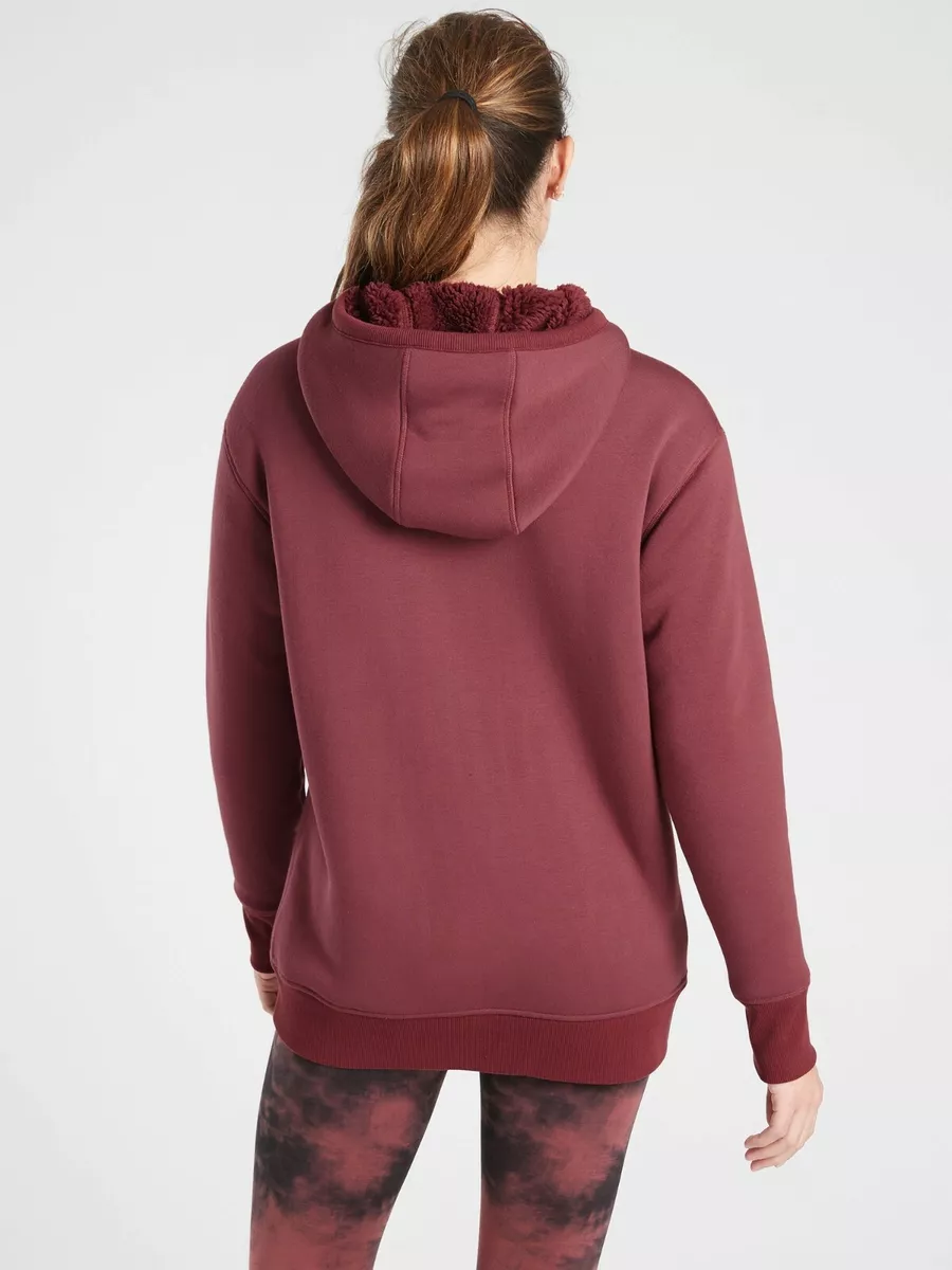 Reversible hotsell sherpa pullover