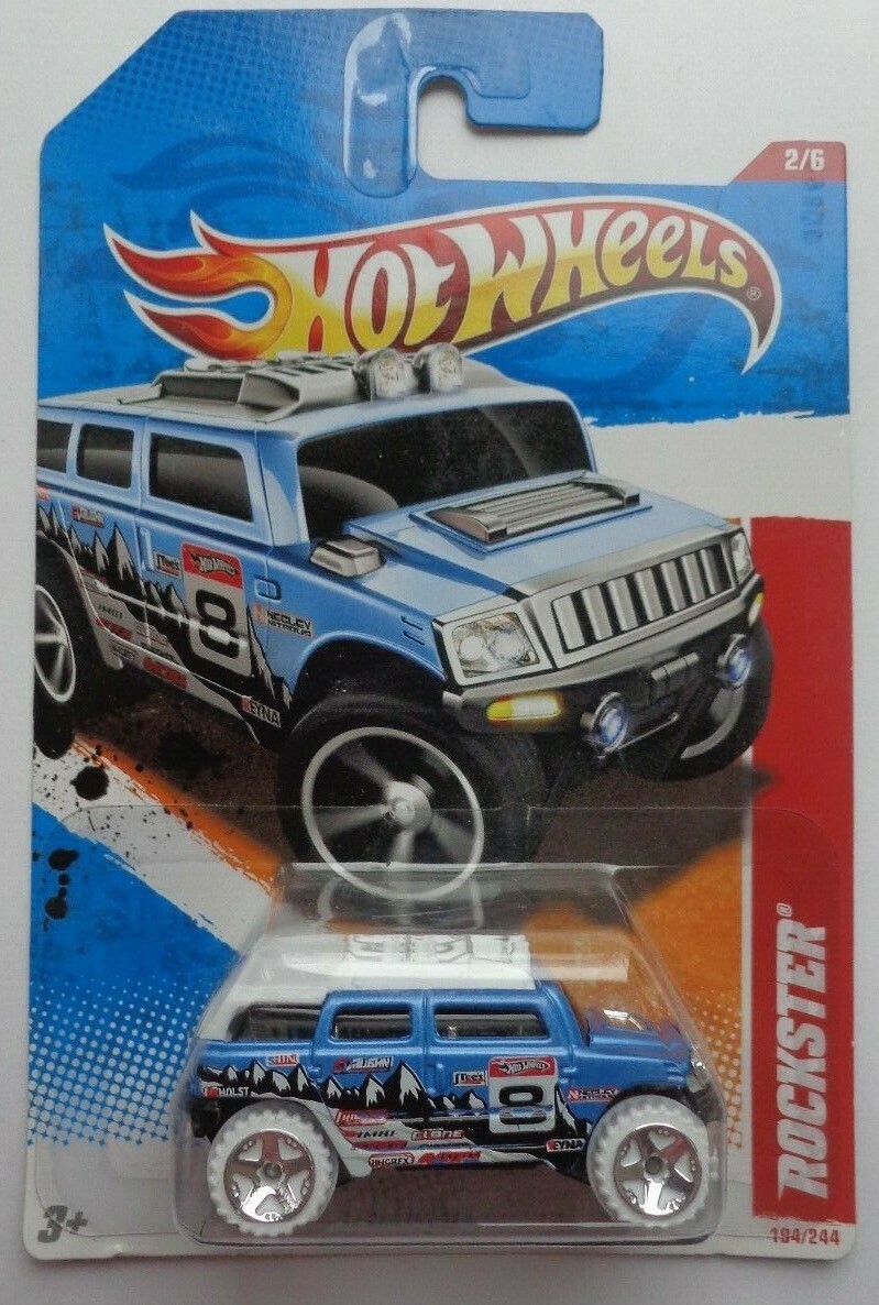 2011 Hot Wheels ~ICE~ Rockster 2/6 (Blue Version)