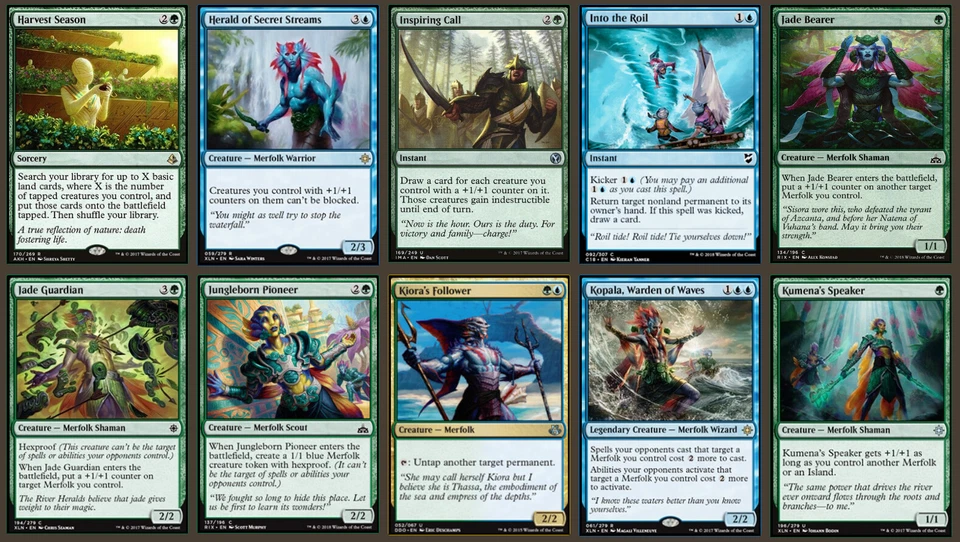 KUMENA - EDH COMMANDER DECK Magic the Gathering MTG 100 cards - MERFOLK - Image 4 of 4