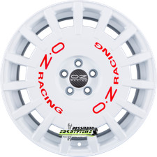 OZ Rally Racing race white 7x17 ET40 - LK4/108 ML75 Felge Alu