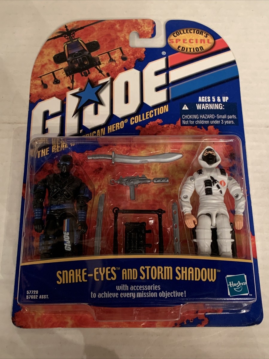 Hasbro Gi Joe Pack Special Collectors Edition Snake Eyes Storm Shadow  2000 New