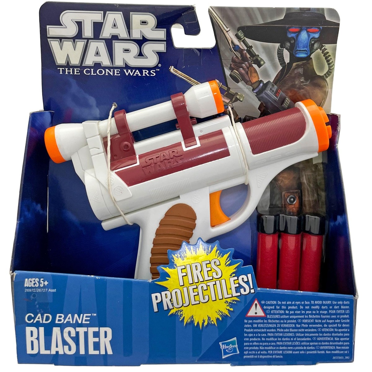 Star Wars The Clone Wars CAD BANE Foam Dart Blaster by Hasbro | eBay
