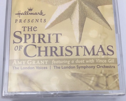 The Spirit of Christmas Amy Grant Vince Gill 2001 Hallmark Cassette Tape SEALED - Picture 7 of 9
