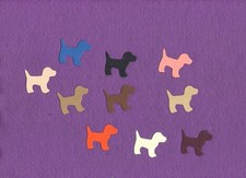 DOG TINY PUPPY die cuts scrapbook cards