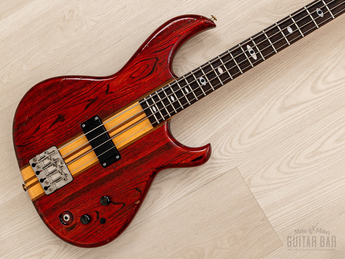 1980 Aria Pro II SB-R60 PR Vintage Neck Through Bass Padauk 1980 Aria Pro II SB-R60 PR Vintage Neck Through Bass Padauk