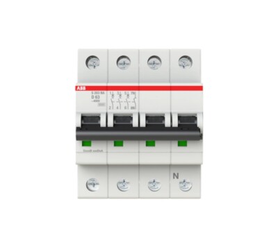ABB 2CDS253103R0631 S203-D63NA Leitungsschutzschalter 63 A 400 V