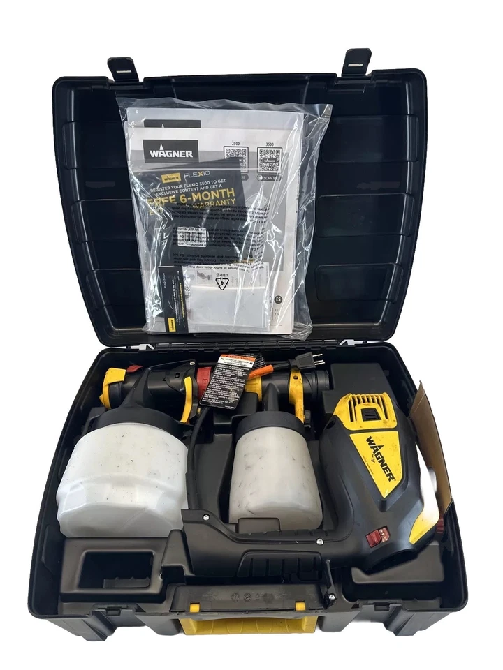 Pulverizador de pintura portátil Wagner Flexio 3500 HVLP para pintura y manchas modelo 2419306 Foto 2 de 4