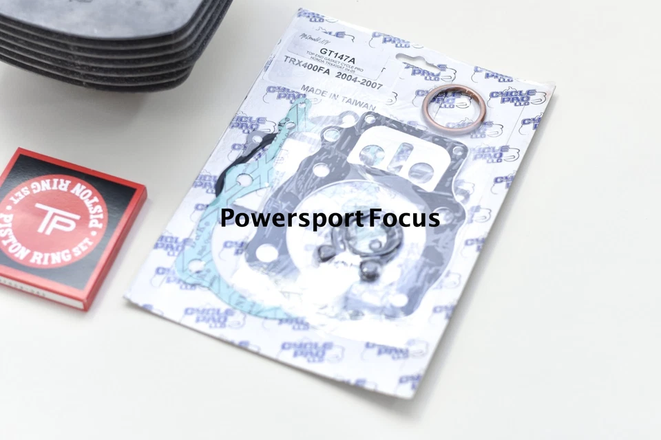 Jarra de cilindro OEM Honda Rancher TRX 400 400AT 2004-2007 con kit de extremo superior de pistón nuevo Foto 2 de 4