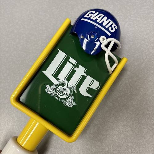 Vintage New York Giants NFL Football Miller Lite Bier Wasserhahn Griff #182