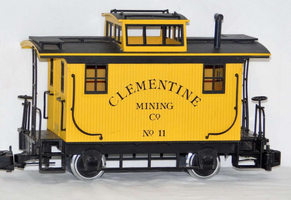 Bachmann Clementine Mining Company Bobber Caboose #11 Metal Wheels