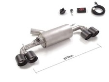 Ragazzon Klappen Sportauspuff Toyota Yaris GR 1.6l ab 20 re li je 2x100 Carbon