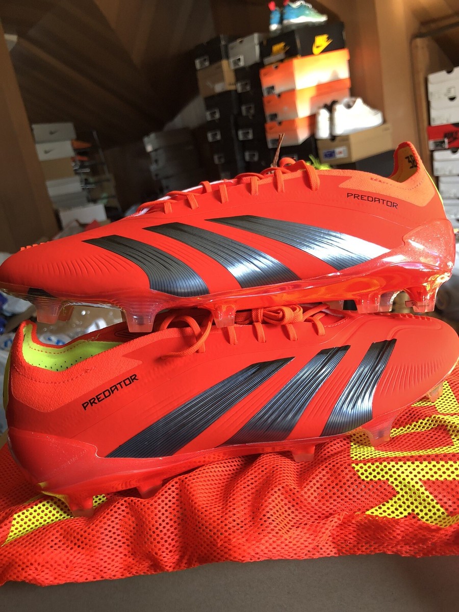 Adidas Predator Elite FG Low Soccer Cleats Solar Red Black IF8883