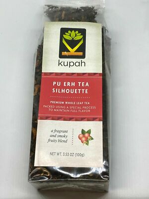 LOT OF 10 Pu Erh Tea Silhouette KUPAH Premium Whole Loose Leaf Tea FREE SHIPPING