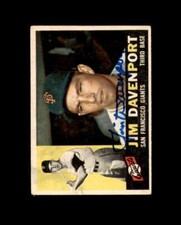 Jim Davenport Hand Signed 1960 Topps San Francisco Giants Autograph