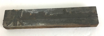 Very Old Train Railroad Two Twenty Eight Terminal Services Printers Block