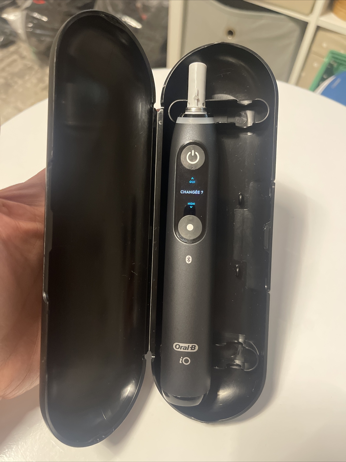 OralB iO9 Electric Toothbrush Charcoal Grey with Travel Case