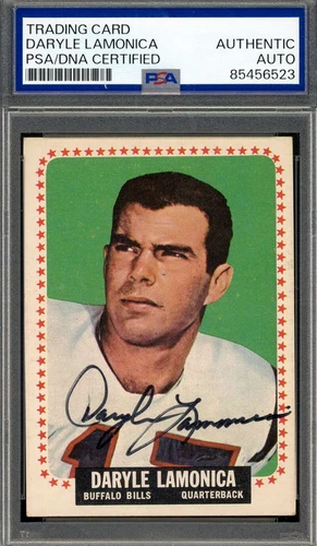 Daryle Lamonica PSA DNA Signed 1964 Topps Rookie Autograph