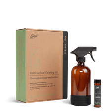Saje Multi-Surface Cleaning Kit Spruce Plant Based Extract Bottle 16.9 fl.oz NEW