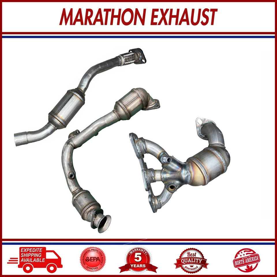 Los tres convertidores catalíticos para Ford Taurus 00-05 | 00-05 Mercury Sable 3,0 L Foto 4 de 4