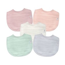 Absorbent Organic Cotton Muslin Bibs, 0-12mo Hypoallergenic, STANDARD 100 by ...