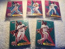 1992 Score Proctor & Gamble All-Star 18-Card Sets (5) Brand New and Sealed