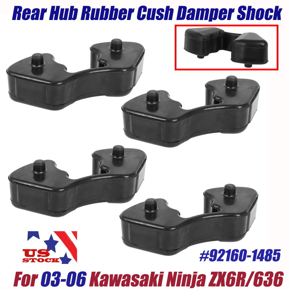 For 03-06 Kawasaki Ninja ZX6R / 636 Rear Hub Rubber Cush Damper
