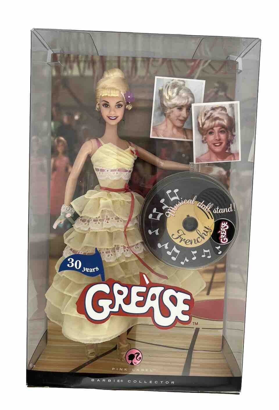 2008 Grease Frenchy Barbie Doll Dance Off Pink Label 2008 Mattel M3256