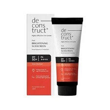 Deconstruct Brightening Sunscreen SPF 50+ for Dry Skin 50gm | Water Resistant