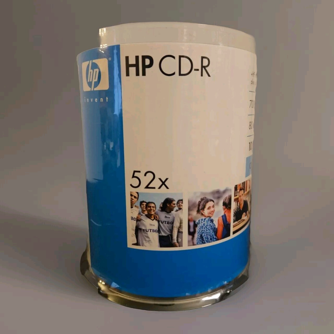 HP CD-R 52x 700 MB Data 80 Min Music Video 100 Pk New Sealed