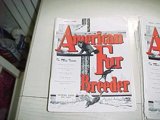 21 revistas vintage americanas de criação de pele 1946 1947 1948 armadilha para área externa - Imagem 3 de 4