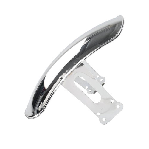 Motorcycle Retro Front Fender Protector Metal Mudguard Chrome For Honda CG125 - Picture 9 of 12