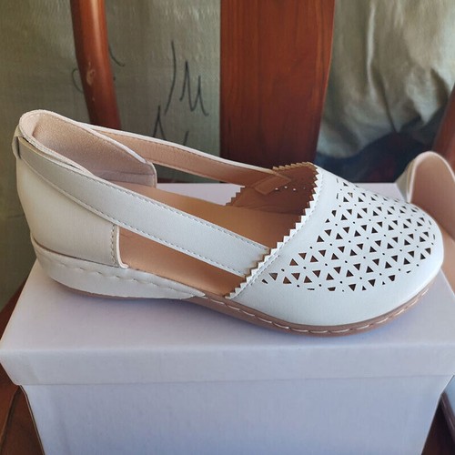 Sandali donna bassi estivi antiscivolo comfort punta chiusa scarpe da passeggio DE - Foto 23 di 31