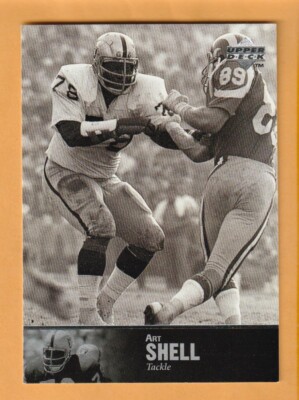 Art Shell Oakland Raiders 1997 Upper Deck Legends #63 HOF Maryland Eastern Shore