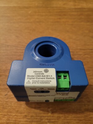 Johnson Controls CSD-SA1E1-1 Digital Current Switch  Solid Core, used