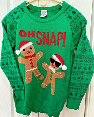 OH SNAP! Gingerbread Christmas Holiday Ugly 
