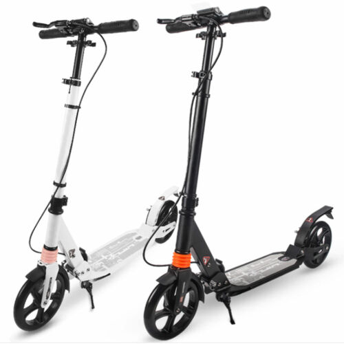 200mm Erwachsene Scooter Cityroller Roller 2 Big Wheel Tretroller Kickroller NEU - Bild 8 von 28