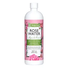 De La Cruz Rose Water Body Mist Refill, Made in USA 16 FL. OZ.   /  with cap