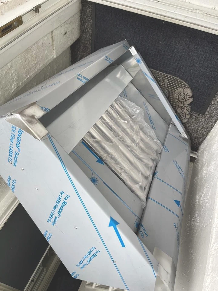 3ft Stainless Steel Commercial Kitchen Canopy Cooker Hood Extraction Hood