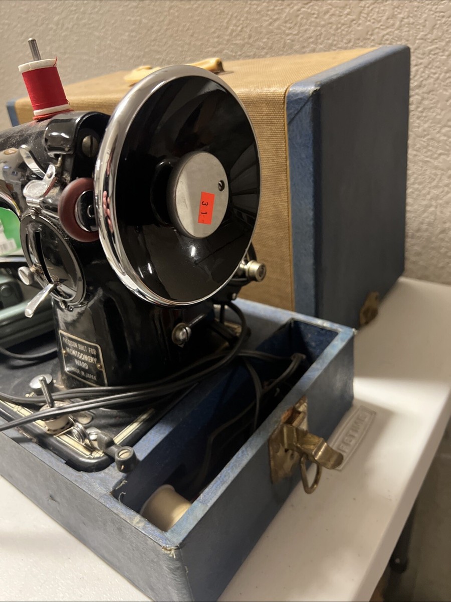 Vintage Montgomery Ward Model 188 Round Bobbin Sewing Machine