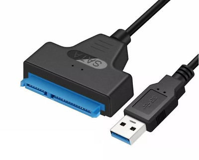Cable Adaptador de Disco Duro USB 3.0 a 2.5'' SATA III Convertidor para PC HDD