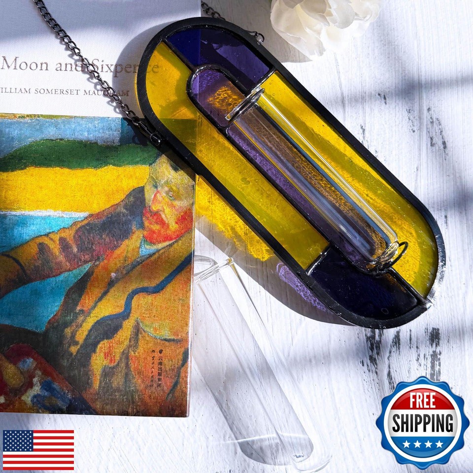 LITMIND Multi-Color Stained Glass Propagation Station - Handcrafted ...