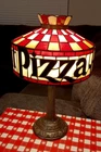 New Pizza Hut tiffany vintage style stained glass table lamp retro 80s 90s