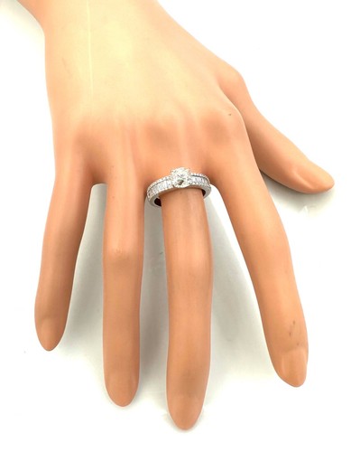 MAGNIFIQUE BAGUE OR 18 CARATS - Solitaire diamant forme coussin 1,25 ct - 4,85 g - Imagen 10 de 10