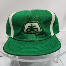 Pioneer Seeds Patch Vintage Snapback Hat USA Made Farmer Northern Cap Flat Bill