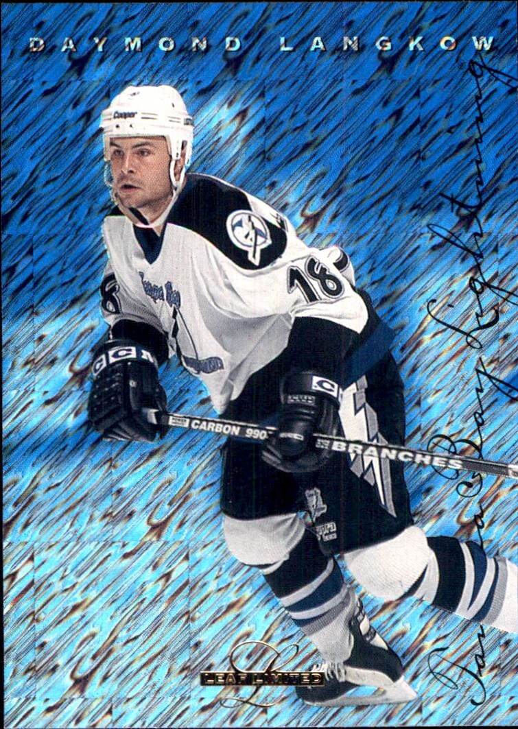 1995-96 Leaf Limited #45 Daymond Langkow RC TAMPA BAY LIGHTNING ROOKIE