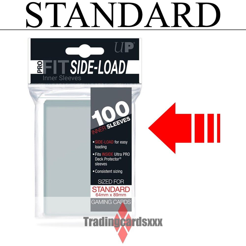 Ultra Pro - 100 Protèges Cartes STANDARD : Pro-Fit Side-Load