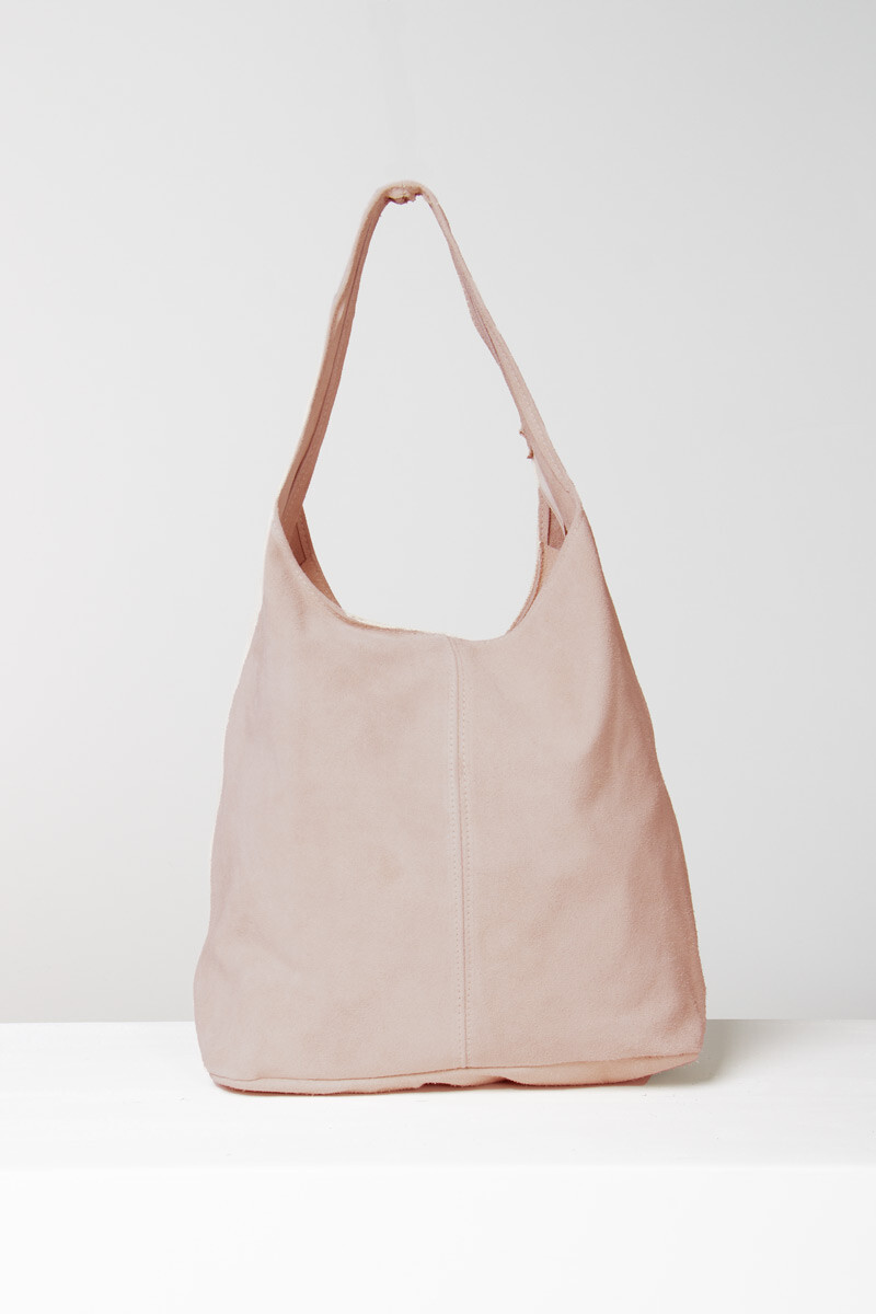 Bolso de Mujer Piel Auténtica Ante Grande Cremallera Real Leather Bag CC-SUE05