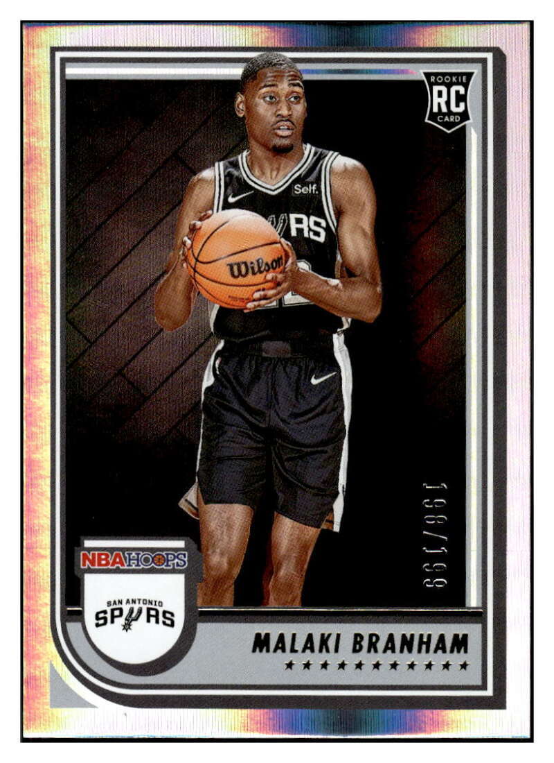 Malaki Branham RC 2022-23 Panini Hoops Premium Foil /199 #250 ROOKIE NB ID:52771