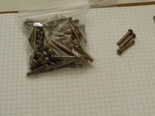 25 Steel Round Head Rivets 3/16 x 1" Steampunk Blacksmith Tongs handles